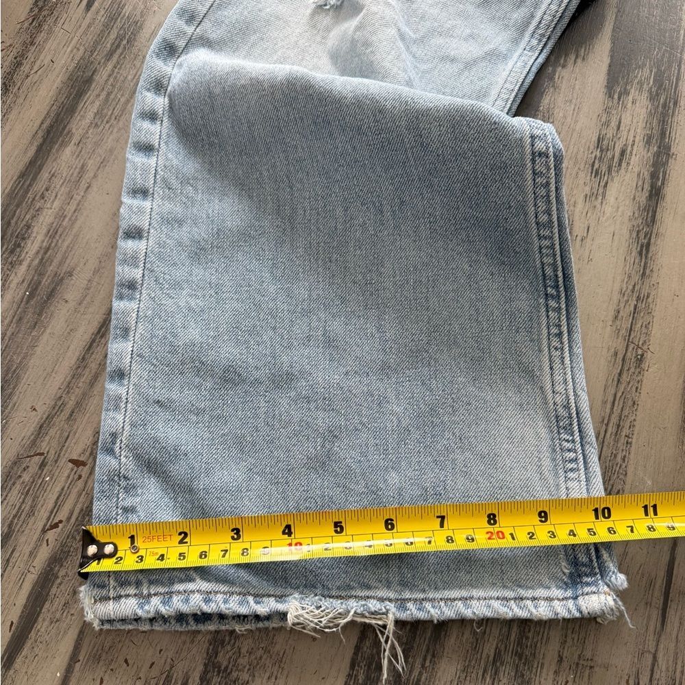 Hollister Men's Light Blue Distressed Jeans Y2K - Picture 6 of 11